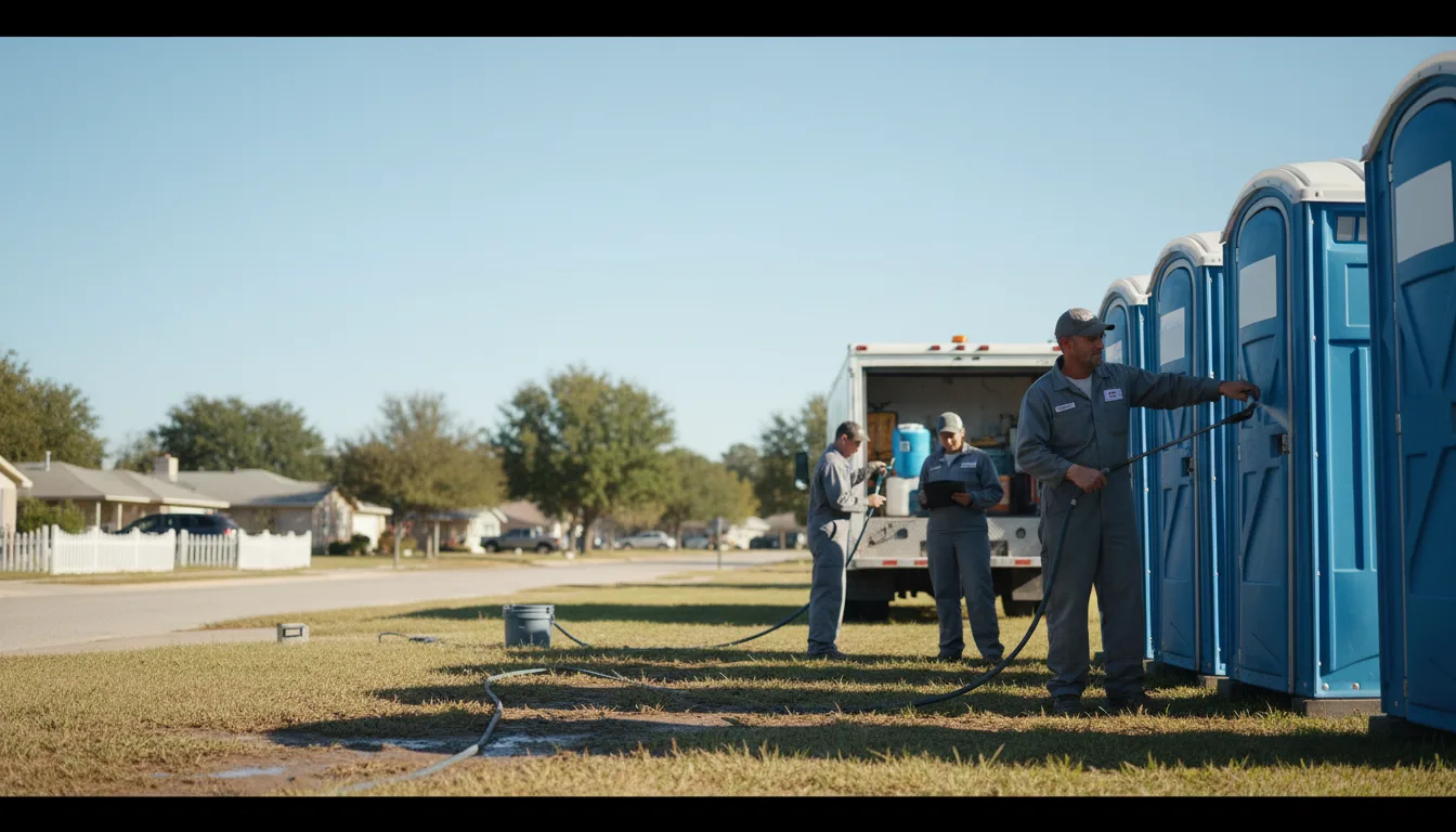 Long-Term Portable Toilet Rental in Sandy Hook, VA near me